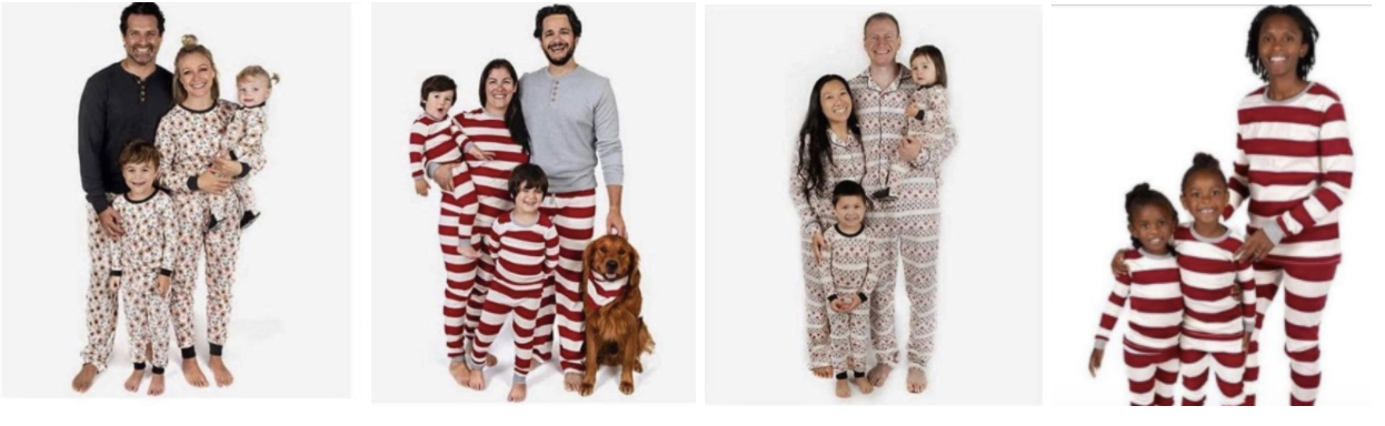 family and selecting images for ads