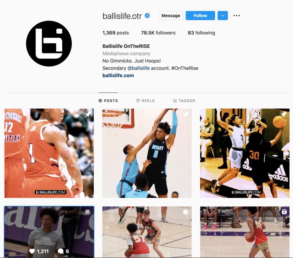 Ballislife.otr Instagram Profile