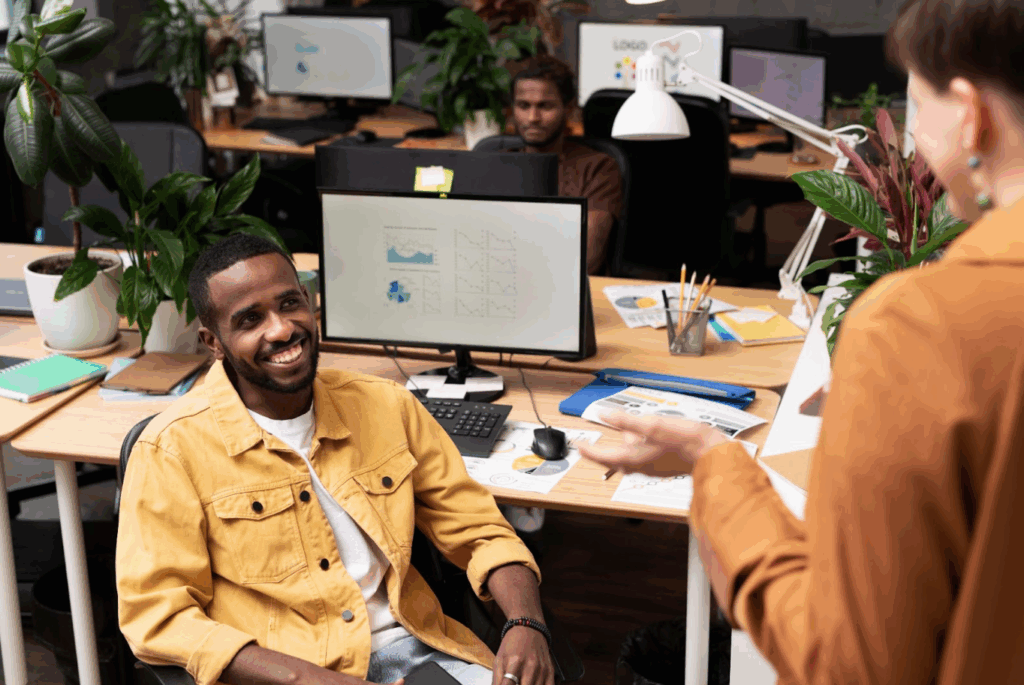 Learn how to give and receive feedback during the marketing design process. 
