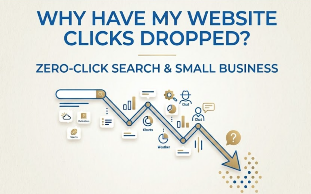 Why Have My Website Clicks Dropped? Zero-Click Search & Small Business